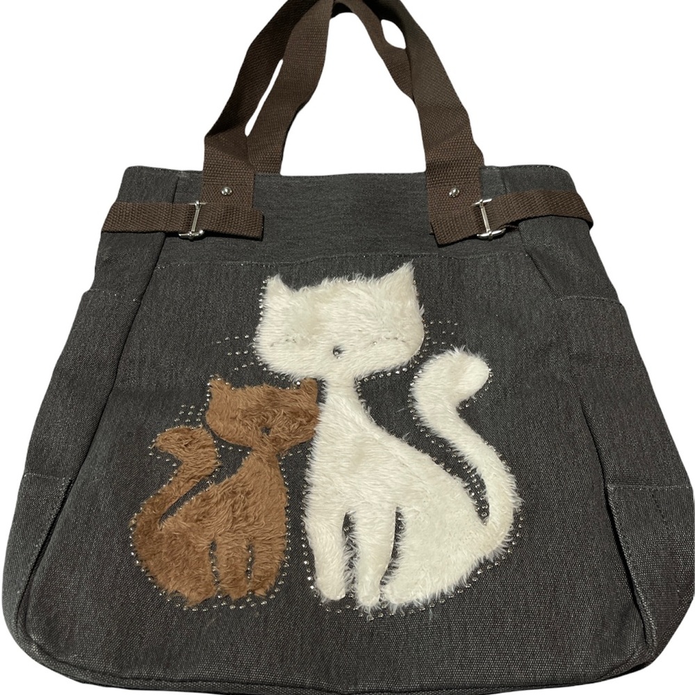Multifunction Canvas Zipper Handbag NWOT